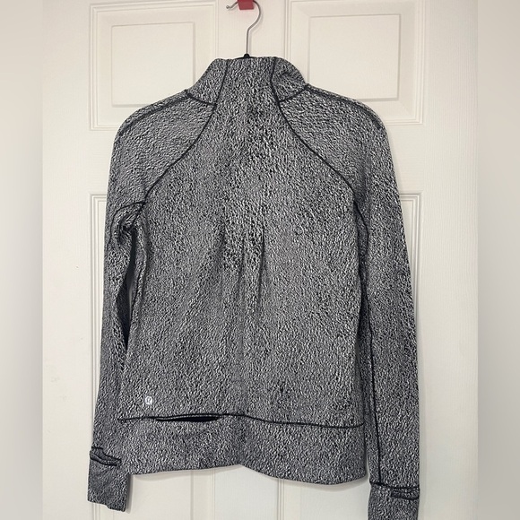 Lululemon Rush Hour Half Zip Spray Jacquard Sz 6 Running Workout Exercise - Picture 15 of 16